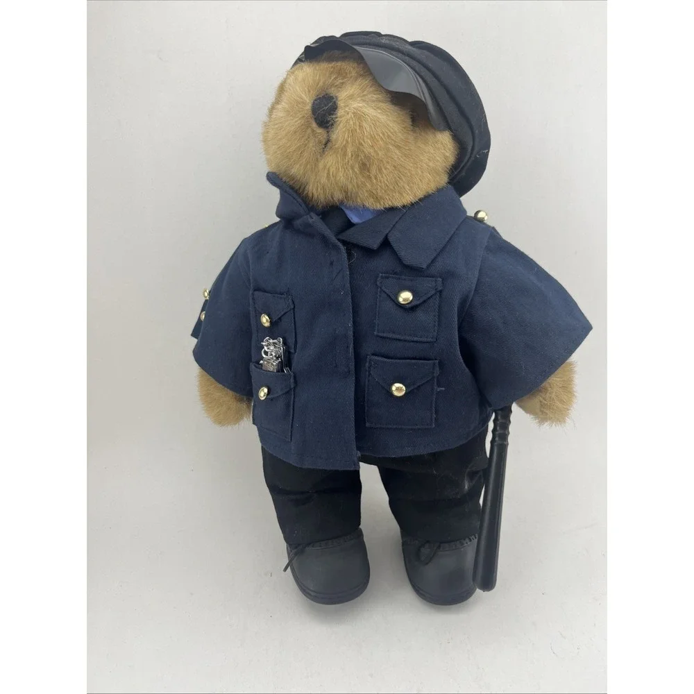 Treasured Teddies Police Officer Teddy Bear Plush Collectible 14